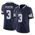 D.Cowboys #3 George Pickens Player Navy Limited Vapor F.U.S.E. Home Game ROCER Stitched Jerseys
