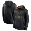 D.Lions ## Lions Blank Player Black Salute to Service Hoodies Limited Game ROCER Stitched Jerseys