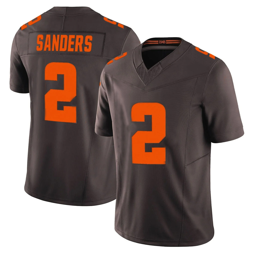 C.Browns #2 Shedeur Sanders Player Brown Limited Vapor F.U.S.E. Alternate Game ROCER Stitched Jerseys
