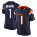 D.Broncos #1 Evan Engram Player Navy Limited Vapor F.U.S.E. Home Game ROCER Stitched Jerseys