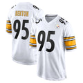 P.Steelers #95 Keeanu Benton Player White Home Game ROCER Stitched Jerseys