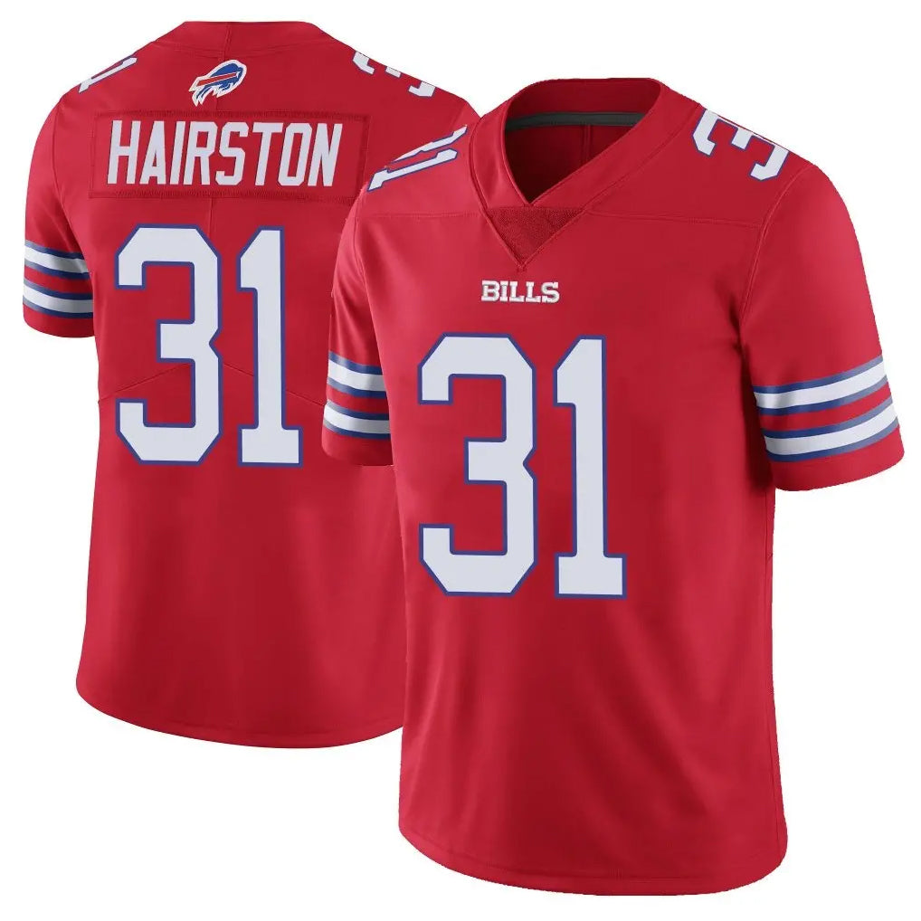 B.Bills #31 Maxwell Hairston Player Red Vapor Untouchable Limited Home Game ROCER Stitched Jerseys