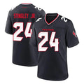 H.Texans #24 Derek Stingley Jr. Player Navy Team Home Game ROCER Stitched Jerseys