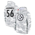 P.Steelers #56 Alex Highsmith Player Arctic Camo Limited Salute to Service Pullover Hoodies Game ROCER Stitched Jerseys