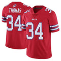 B.Bills #34 Thurman Thomas Player Red Vapor Untouchable Limited Home Game ROCER Stitched Jerseys