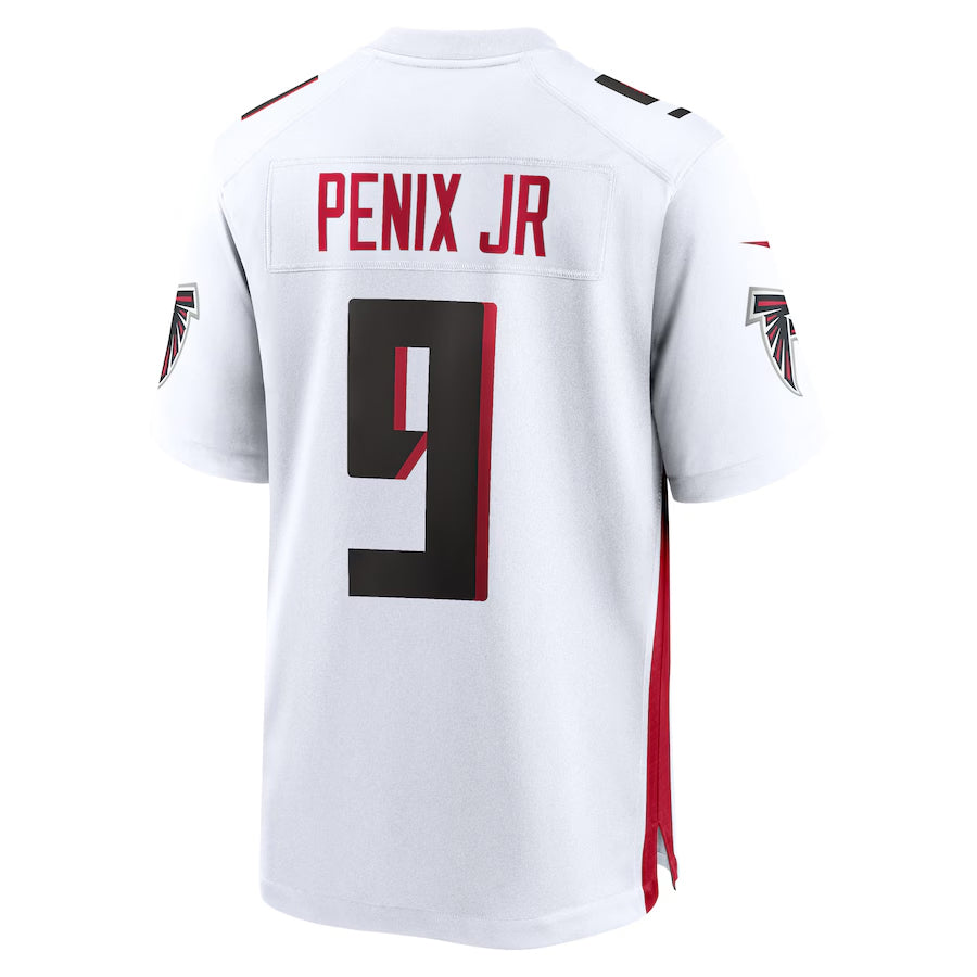 A.Falcons #9 Michael Penix Jr. Player White Home Game ROCER Stitched Jerseys
