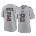 SF.49ers #2 Deommodore Lenoir Player Gray Atmosphere Fashion Home Game ROCER Stitched Jerseys