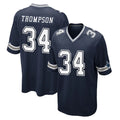 D.Cowboys #34 Jalen Thompson Player Navy Home Game ROCER Stitched Jerseys