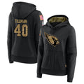 A.Cardinals #40 Pat Tillman Player Black Salute to Service Limited Hoodie ROCER Stitched Jerseys