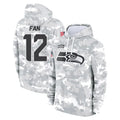 S.Seahawks #12 12th Fan Player Arctic Camo Limited Salute to Service Pullover Hoodies Game ROCER Stitched Jerseys