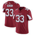 A.Cardinals #33 Trey Benson Player Cardinal Vapor Limited Home Game  ROCER Stitched Jerseys