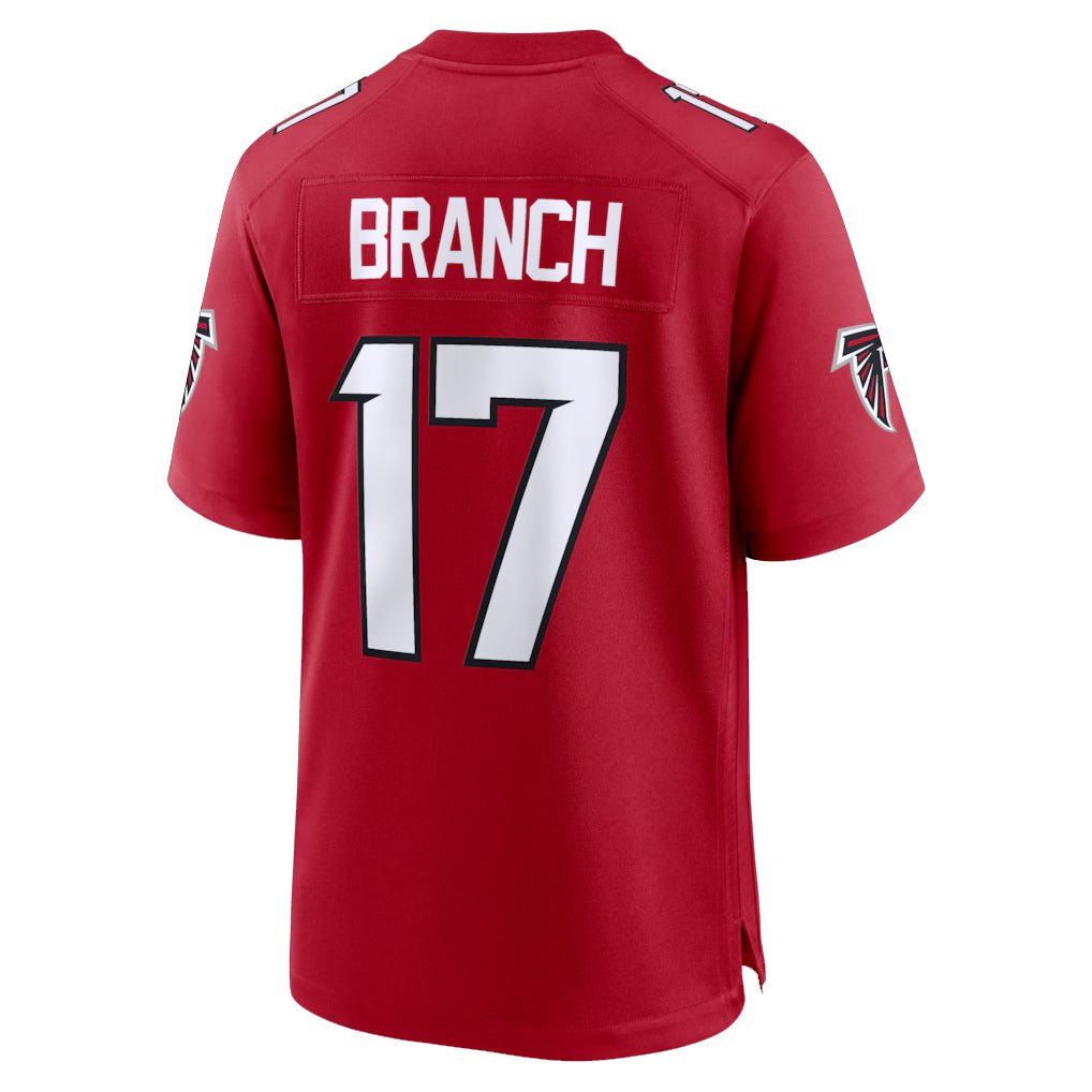 A.Falcons #17 Zachariah Branch Player Red Home Game ROCER Stitched Jerseys