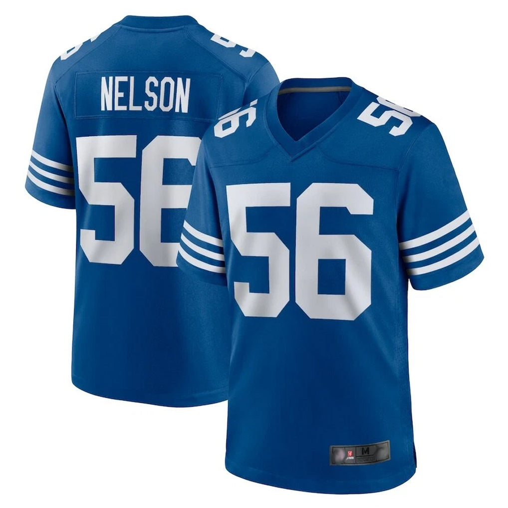 IN.Colts #56 Quenton Nelson Player Royal Limited Home Game ROCER Stitched Jerseys