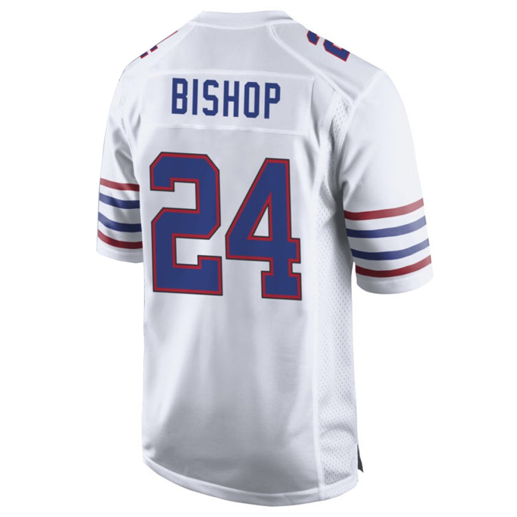 B.Bills #24 Cole Bishop Player White Alternate Limited Home Game ROCER Stitched Jerseys