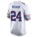 B.Bills #24 Cole Bishop Player White Alternate Limited Home Game ROCER Stitched Jerseys