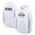 C.Browns ## Browns Blank Player White Salute to Service Hoodie Limited ROCER Stitched Jerseys