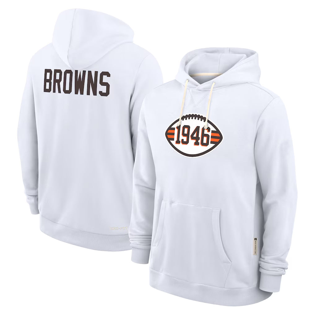 C.Browns ## Browns Blank Player White Salute to Service Hoodie Limited ROCER Stitched Jerseys