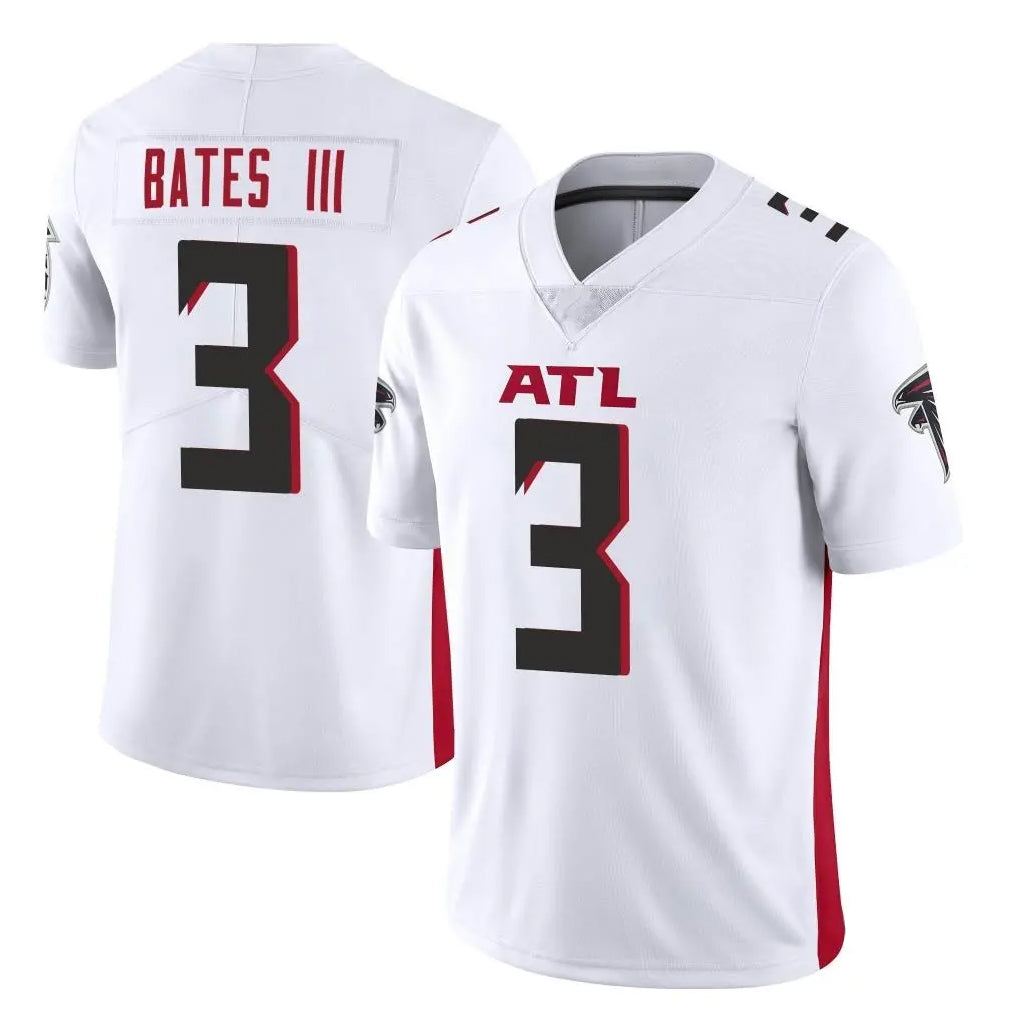 A.Falcons #3 Jessie Bates III Player White Vapor Untouchable Limited Home Game ROCER Stitched Jerseys