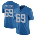 D.Lions #69 Tate Ratledge Player Blue Limited Throwback Vapor Untouchable ROCER Stitched Jerseys