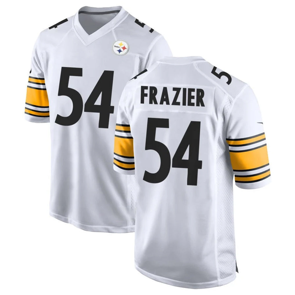 P.Steelers #54 Zach Frazier Player White Home Game ROCER Stitched Jerseys