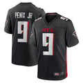 A.Falcons #9 Michael Penix Jr. Player Black Home Game ROCER Stitched Jerseys