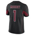 A.Cardinals #1 Kyler Murray Player Black Limited Elite Home Game ROCER Stitched Jerseys