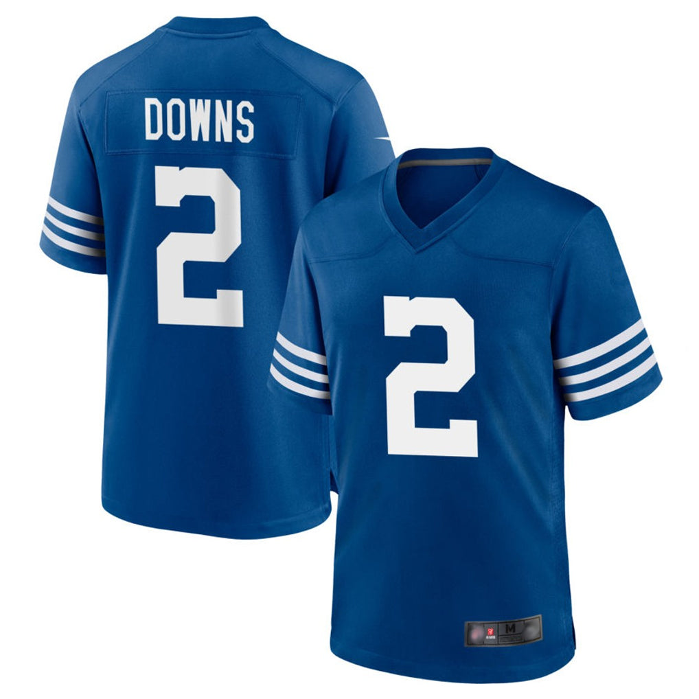 IN.Colts #2 Josh Downs Bynum Player Royal Limited Home Game ROCER Stitched Jerseys