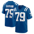IN.Colts #79 Bernhard Raimann Player Royal Home Game ROCER Stitched Jerseys