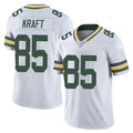 GB.Packers #85 Tucker Kraft Player White Vapor Untouchable Limited Home Game ROCER Stitched Jerseys