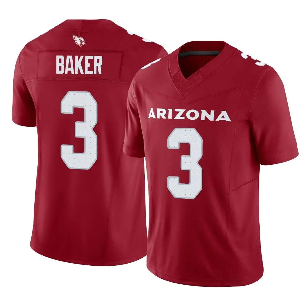 A.Cardinals #3 Budda Baker Player Cardinal Vapor F.U.S.E. Limited Home Game ROCER Stitched Jerseys