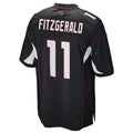 A.Cardinals #11 Larry Fitzgerald Player Black Game ROCER Stitched Jerseys