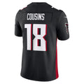 A.Falcons #18 Kirk Cousins Player Black Vapor F.U.S.E. Limited ROCER Stitched Jerseys