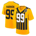 P.Steelers #99 Derrick Harmon Player Gold Limited 1933 Throwback Home Game ROCER Stitched Jerseys