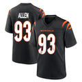C.Bengals #93 Jonathan Allen Player Black Home Game ROCER Stitched Jerseys