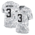 J.Jaguars #3 Jakobi Meyers Player Arctic Camo Salute To Service Limited Game ROCER Stitched Jerseys