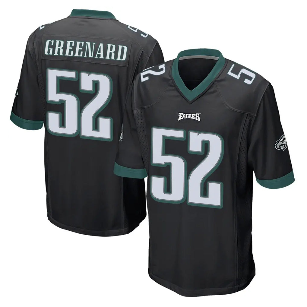 P.Eagles #52 Jonathan Greenard Player Black Home Game ROCER Stitched Jerseys