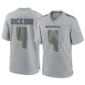 S.Seahawks #4 Michael Dickson Player Gray Atmosphere Fashion Home Game ROCER Stitched Jerseys