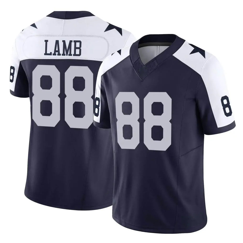 D.Cowboys #88 CeeDee Lamb Player Navy-White Limited Alternate Vapor F.U.S.E. Home Game ROCER Stitched Jerseys