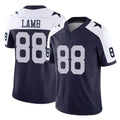 D.Cowboys #88 CeeDee Lamb Player Navy-White Limited Alternate Vapor F.U.S.E. Home Game ROCER Stitched Jerseys
