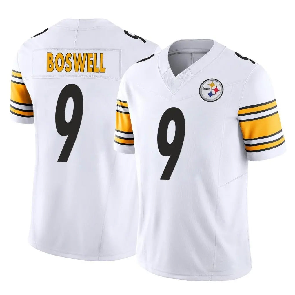 P.Steelers #9 Chris Boswell Player White Limited Vapor F.U.S.E. Home Game ROCER Stitched Jerseys