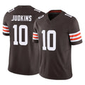 C.Browns #10 Quinshon Judkins Player Brown Vapor F.U.S.E. Limited Home Game ROCER Stitched Jerseys