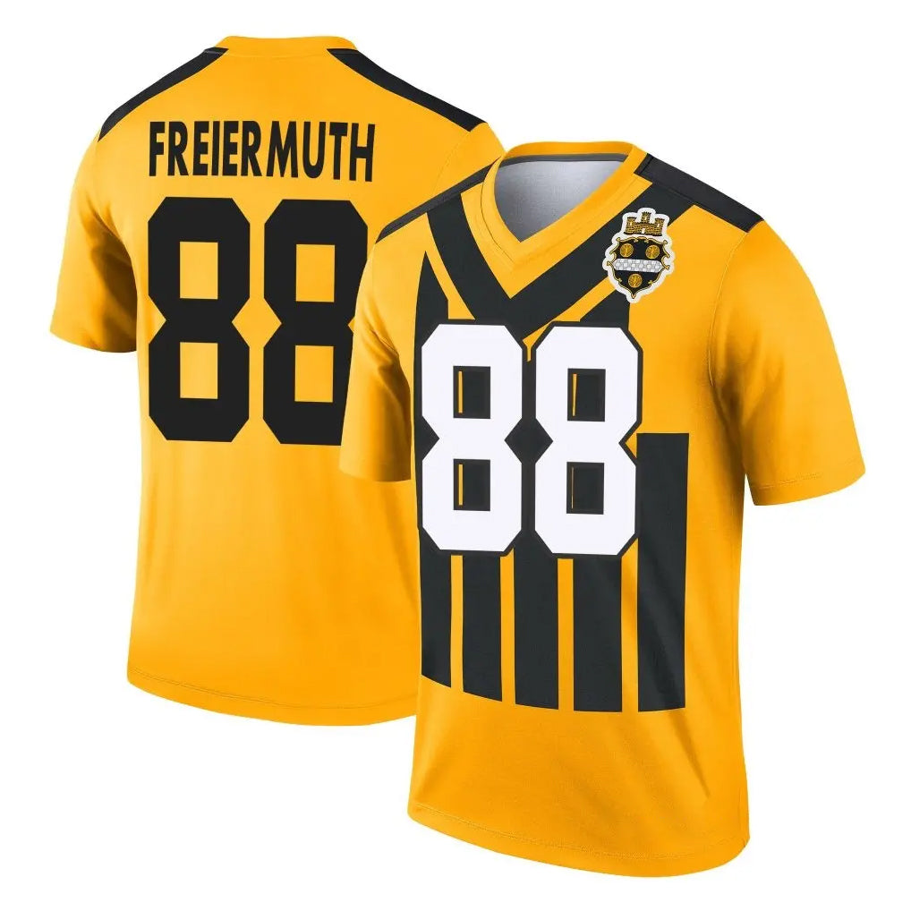 P.Steelers #88 Pat Freiermuth Player Gold Legend Limited 1933 Throwback Performance Home Game ROCER Stitched Jerseys
