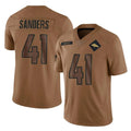 D.Broncos #41 Drew Sanders Player Brown Salute To Service Limited Ddoa Stitched Jerseys