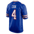 B.Bills #4 James Cook III Player Royal Home Game ROCER Stitched Jerseys
