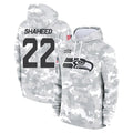 S.Seahawks #22 Rashid Shaheed Player Arctic Camo Limited Salute to Service Pullover Hoodies Game ROCER Stitched Jerseys