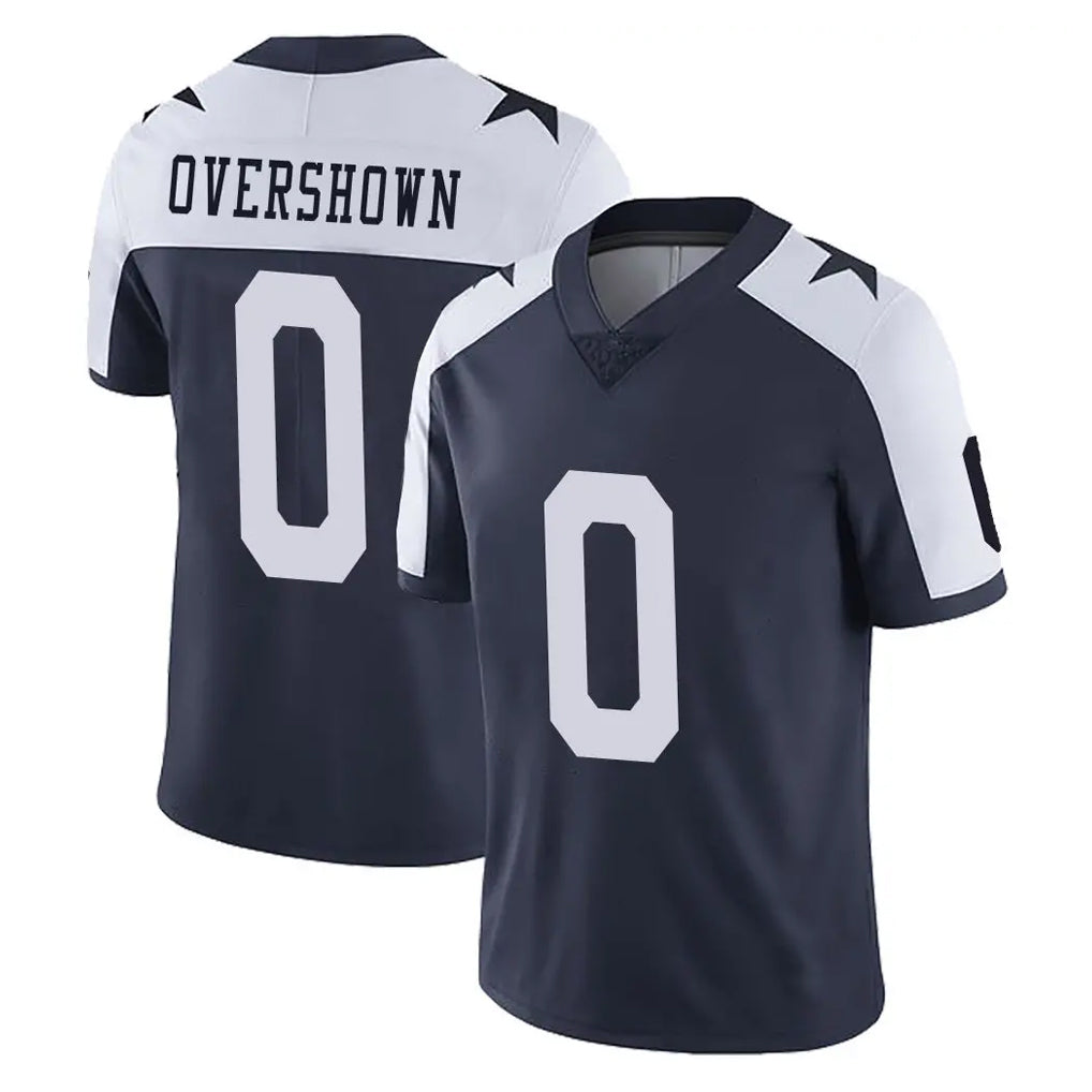 D.Cowboys #0 DeMarvion Overshown Player Navy-White Limited Alternate Vapor Untouchable Home Game ROCER Stitched Jerseys