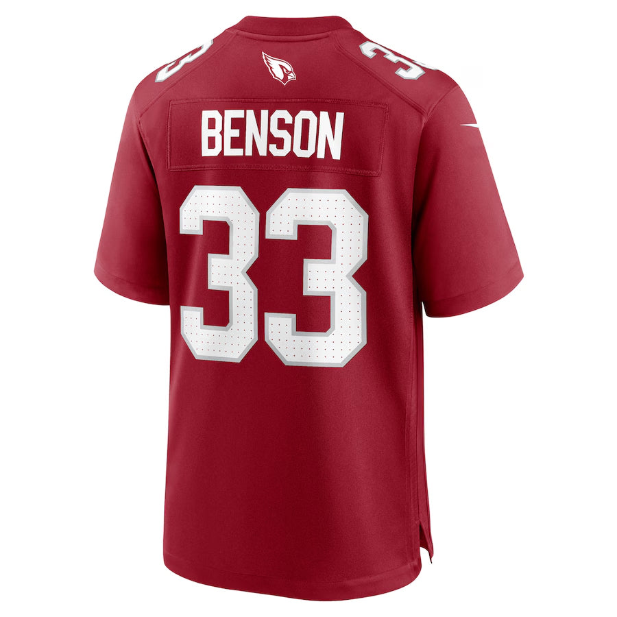 A.Cardinals #33 Trey Benson Player Cardinal Home Game ROCER Stitched Jerseys