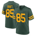 GB.Packers #85 Tucker Kraft Player Green Alternate Home Game ROCER Stitched Jerseys