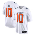 D.Broncos #10 Bo Nix Player White Fashion Limited Game ROCER Stitched Jerseys