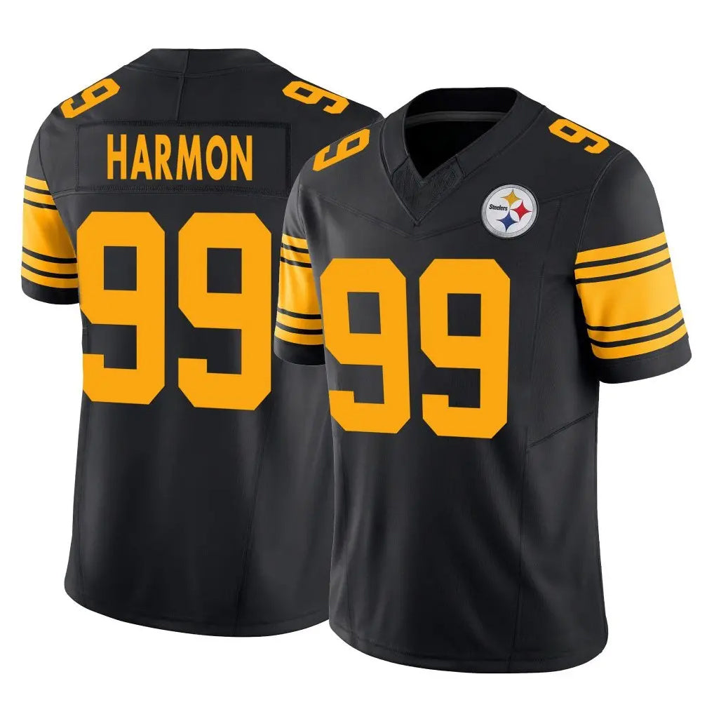 P.Steelers #99 Derrick Harmon Player Black Limited 2nd Alternate Vapor F.U.S.E. Home Game ROCER Stitched Jerseys